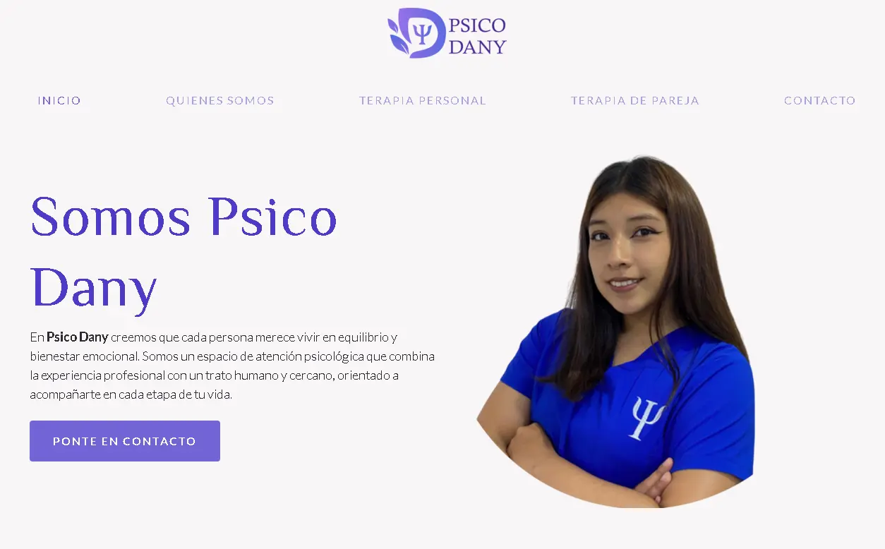 Landing Page for Psychological Center